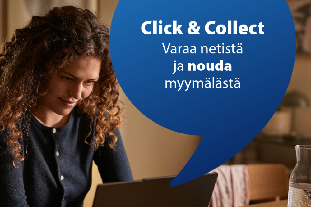 Varaa tuotteet verkkokaupasta