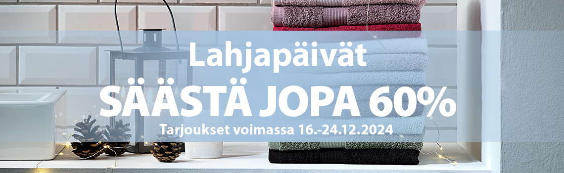 Lahjapäivät - Säästä jopa 60%