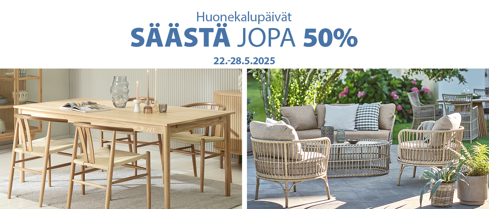 Huonekalupäivät - Säästä jopa 50%