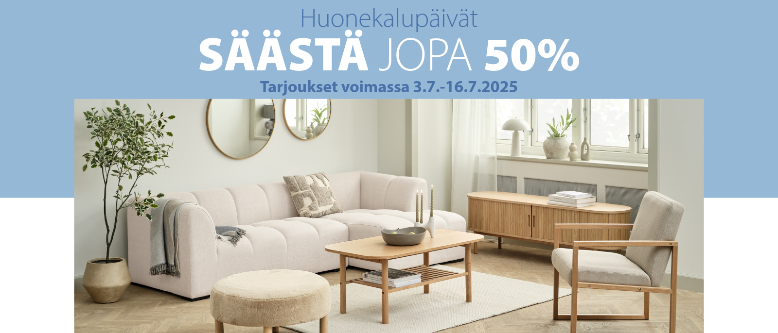 Huonekalupäivät - Säästä jopa 50%