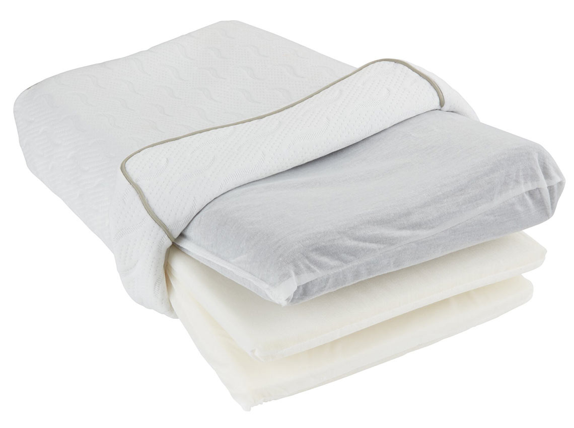 Muotoiltu tyyny, joka voidaan avata poistaaksesi yhden tai useamman kerroksen