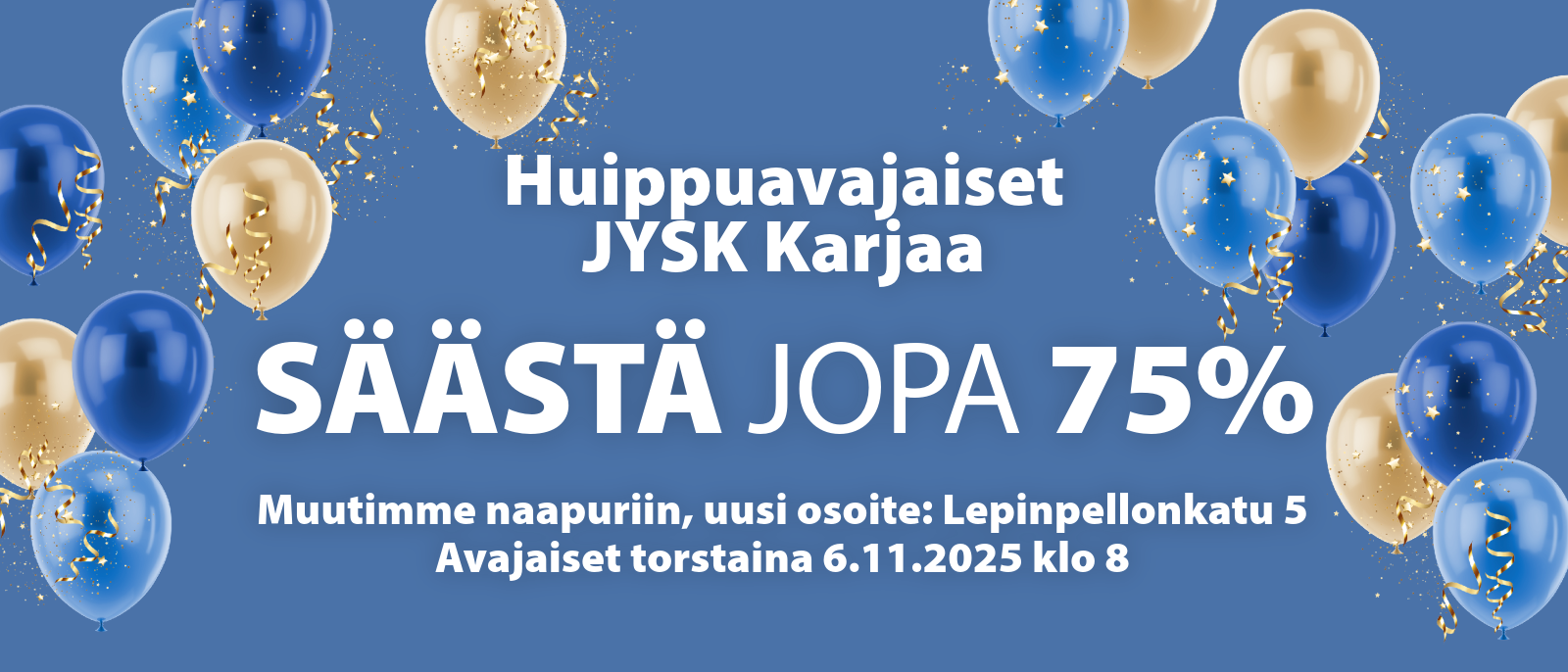 Uudistettu JYSK Karjaa avataan uusissa tiloissa 
