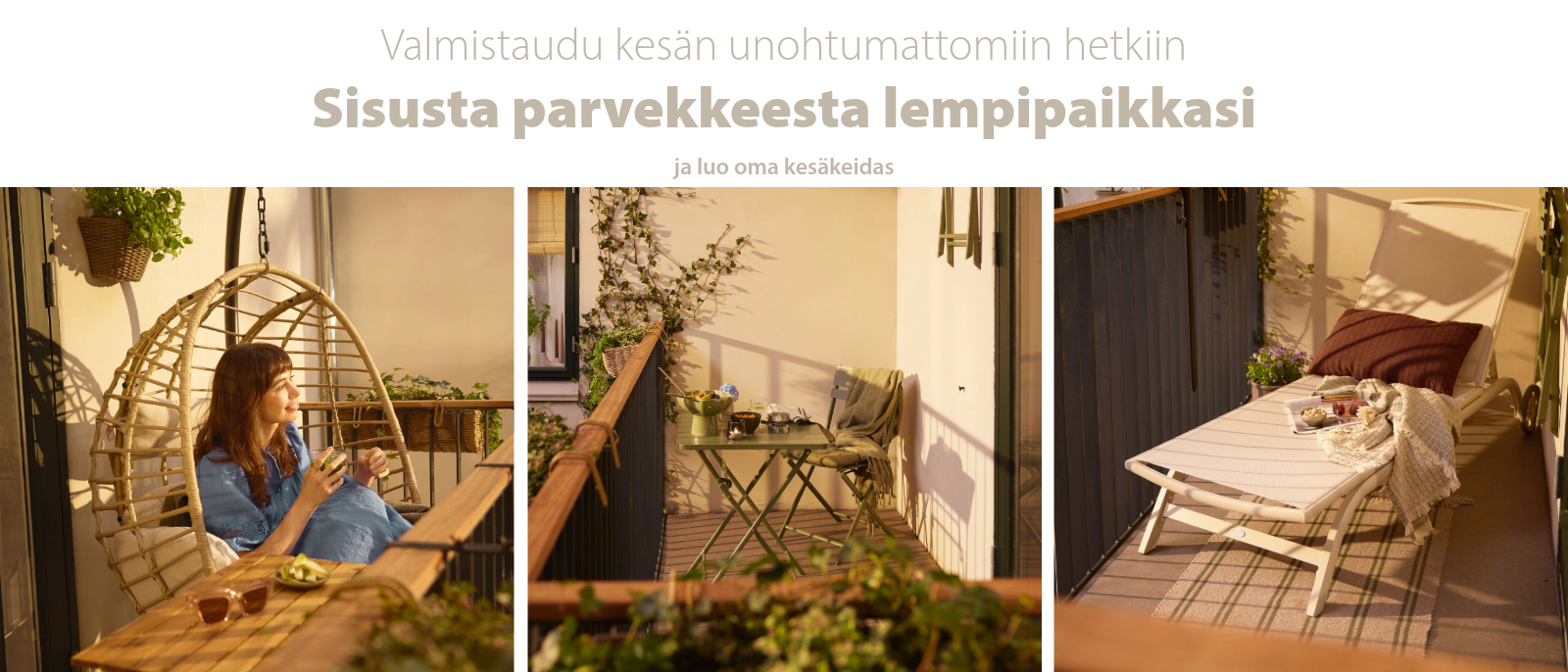 Huipputarjous parvekkeellesi Huipputarjous parvekkeellesi